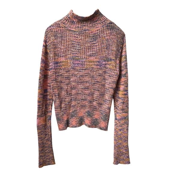 Free People Blair Spacedye Turtleneck Sweater Size Small - Picture 5 of 8